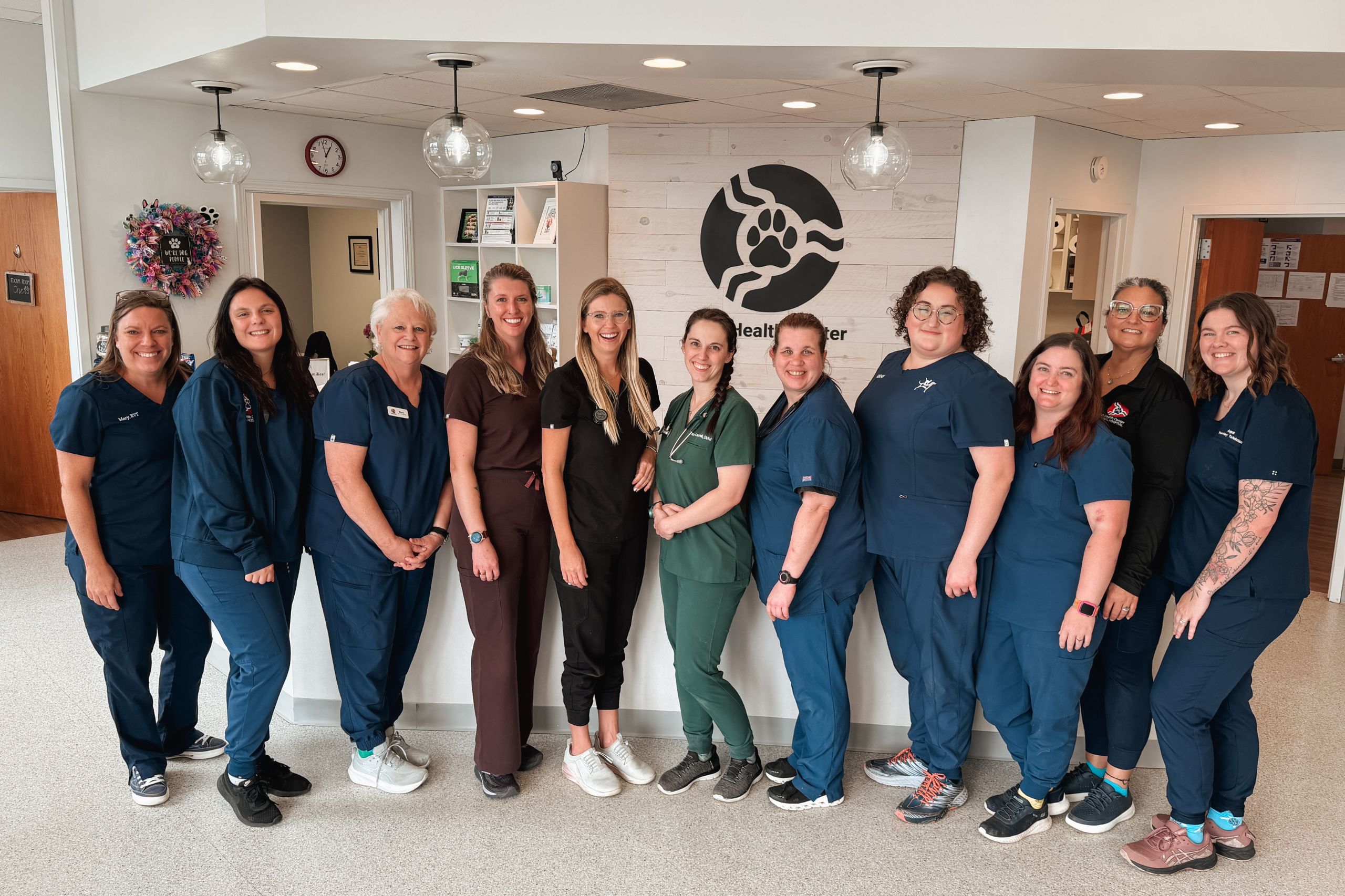 PHC full staff photo Pet Health Center team